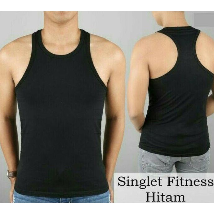 singlet kaos daleman baju dalam pria dalaman polos fitness gym - bola---ped