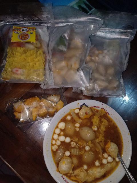 Siomay Mini / Siomay Kering Ekstra Toping Boci Baso Aci