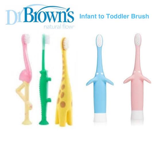 Dr.Browns sikat gigi / Dr.Brown's toothbrush / Dr Brown Sikat Gigi Anak Motif - sikat gigi karakter / Dr Brown's - Toddler Toothbrush / Dr Brown Sikat Gigi Anak Motif