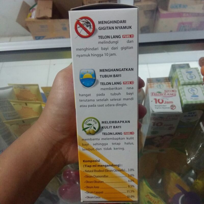 Minyak Telon Lang Plus 10 Jam Anak Bayi 150 ml Anti Nyamuk 150ml