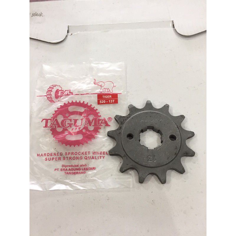 gear depan taguma 520 tiger CRF 150(520) Crf 230 13T