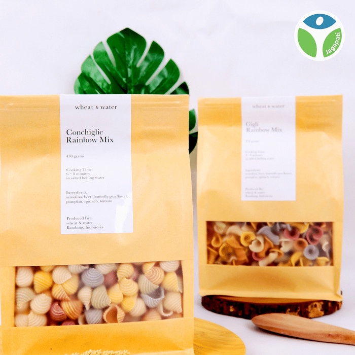 

Pasta-Aneka- Wheat & Water - Conchiglie Rainbow Mix Per 450Gr - Pasta Instant -Aneka-Pasta.
