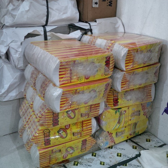 

Dus Kebab Color Full Kecil /Kemasan Kebab /Packaging Kebab Kecil FClor