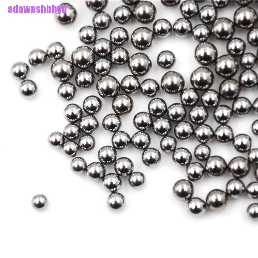100 Pcs Bola Bearing Baja Pengganti Warna Silver Ukuran 4 / 4.5 / 5 / 5.5MM Untuk Sepeda