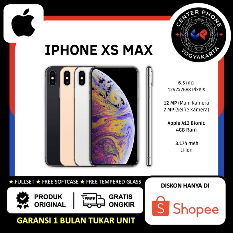 IP XS MAX 64GB | 256GB ORIGINAL