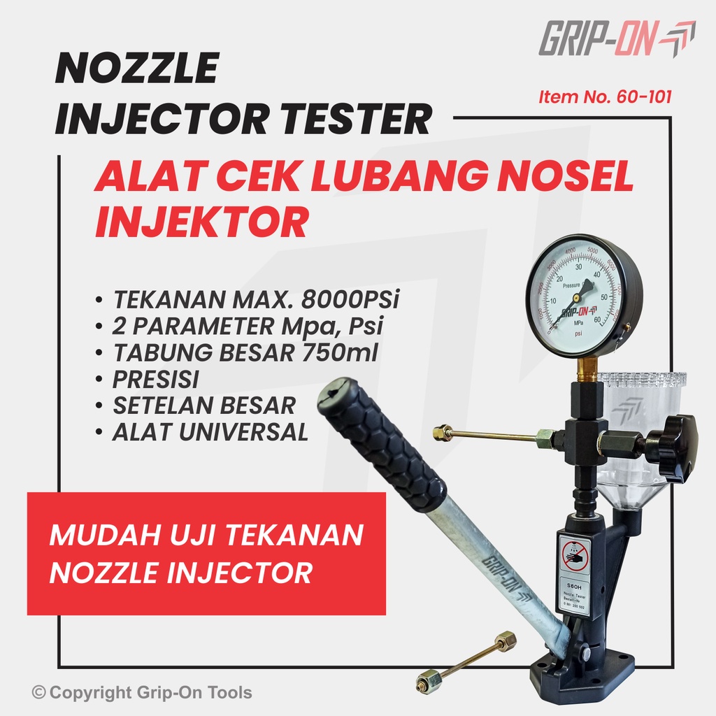 Jual GRIP ON NOZZLE INJECTOR TESTER PS-60H ALAT UJI TEST INJEKTOR NOSEL ...