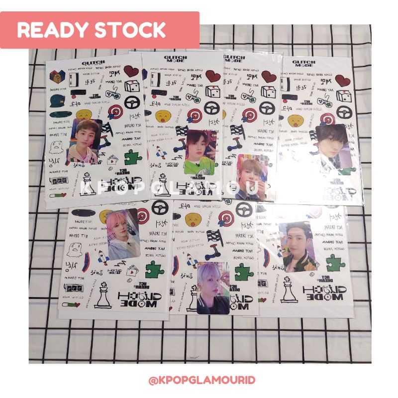 ‼️CLEARANCE SALE 50K‼️ (READY STOCK) MD NCT DREAM GLITCH MODE POSTCARD BOOK 4X6 PHOTO SET HOLOGRAM P