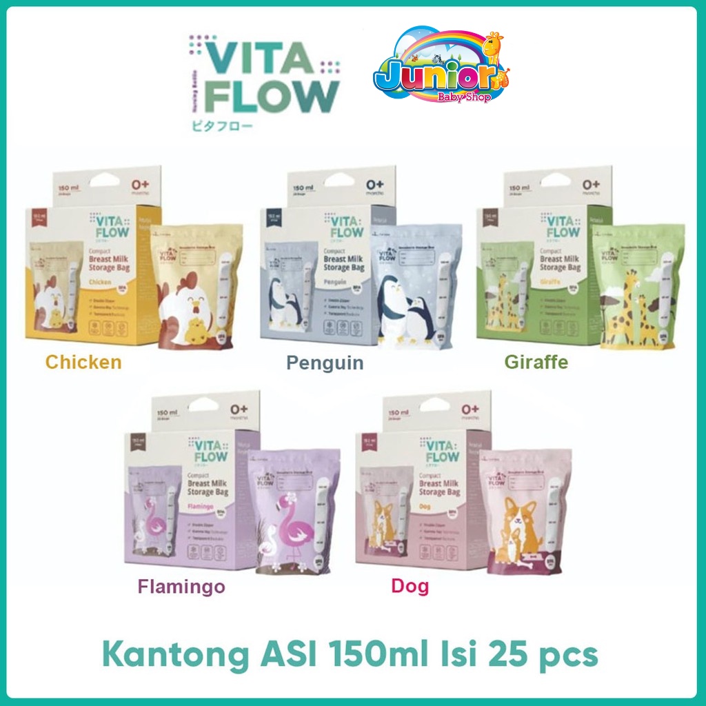 Vitaflow Breastmilk Bag 150ml - Kantong Asi