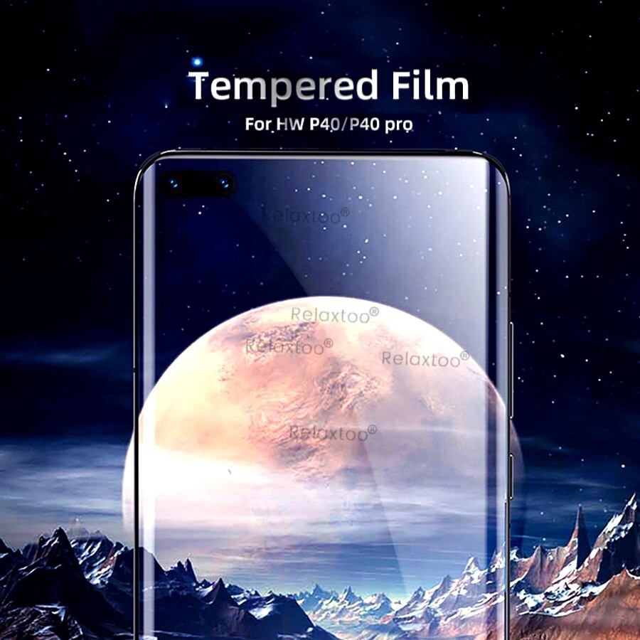 Pelindung Layar Tempered Glass Huawei P40 Pro dan P30 Pro Paket 2 in 1