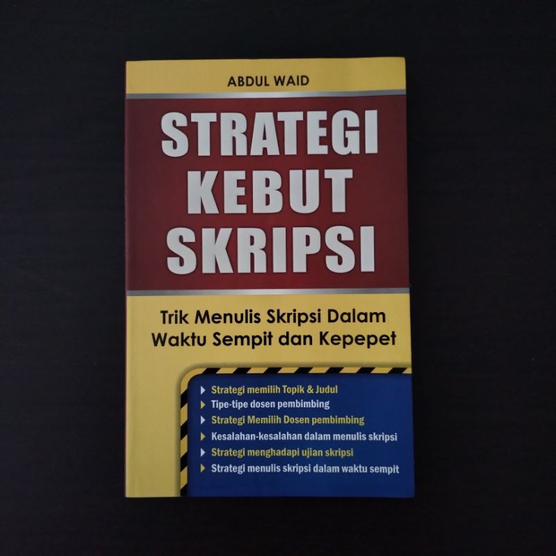 Buku Referensi: Strategi Kebut Skripsi