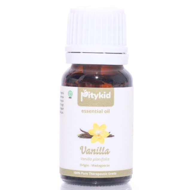 Pitykid Vanilla Essential oil 100%, Pure Therapeutic-Grade 12ml