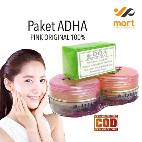 Cream Herbal Adha Pink Original HOLO - Cream Adha Perawatan Wajah