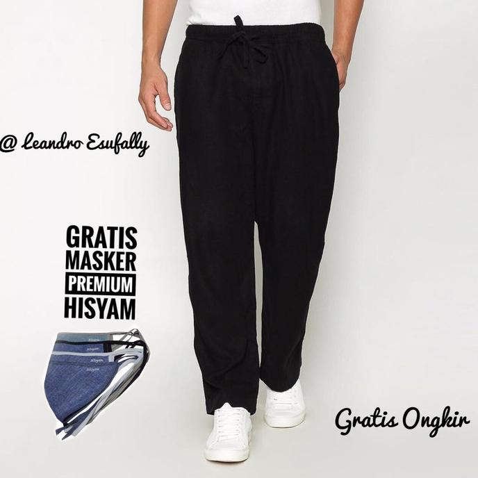 Celana Panjang Basic Leandro Esufally / Celana Panjang Le Couture - Putih