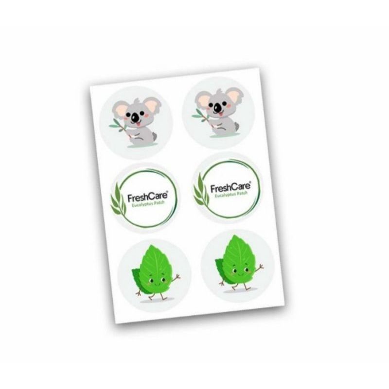 Freshcare Patch / Freshcare Eucalyptus Patch isi 12 Stiker Tempel di Masker Pake Masker Lebih Segar Stiker Masker