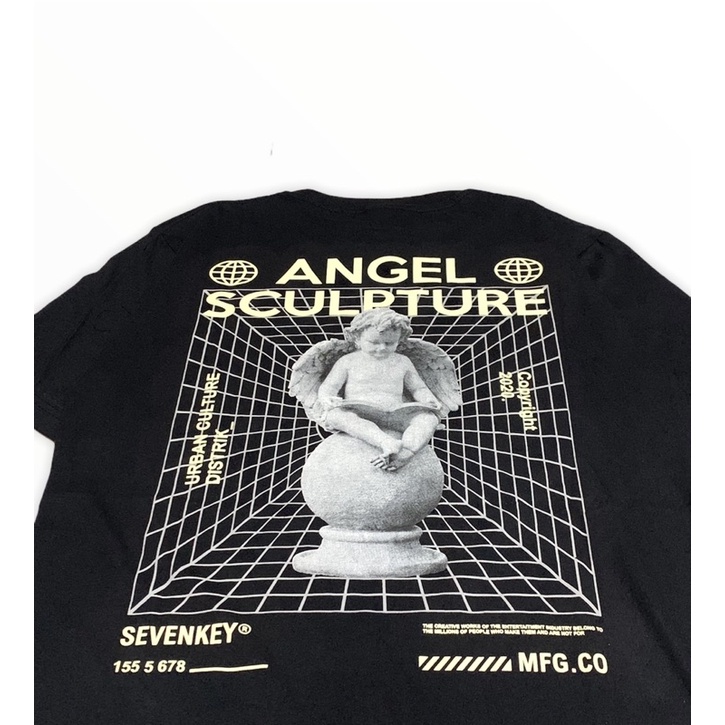 T shirt Katun SEVENKEY X NEXT TIME ORIGINAL BRAND BANDUNG (patung)