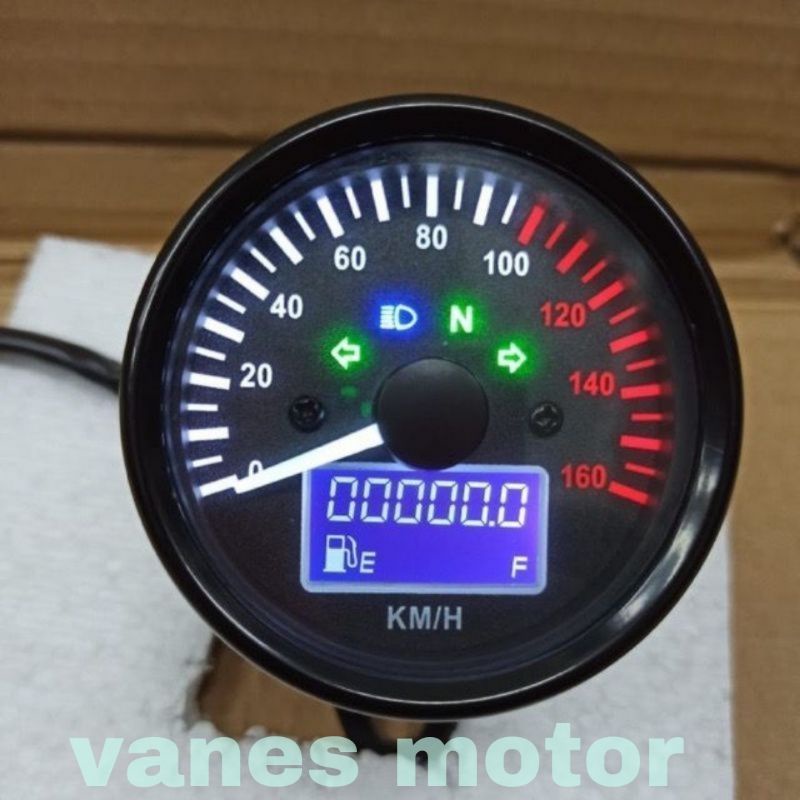 SPEEDOMETER KILOMETER DIGITAL RPM BENSIN FINO RX KING CB VIXION