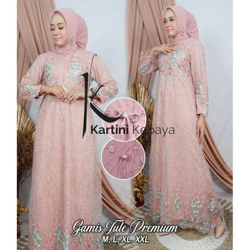 KEBAYA ORIGINAL//DRESS TULLE TERBARU//GAMIS PESTA