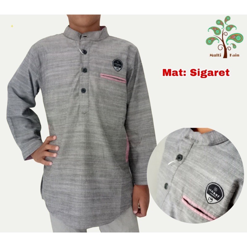 bahan multi kain koko slub poly katun salur sigaret meteran dan grosir