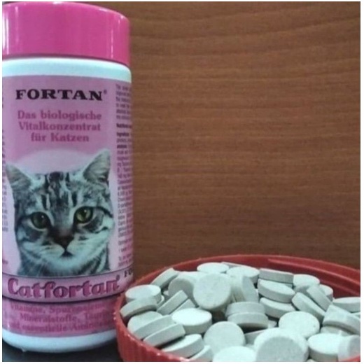 2000 TABLET CAT FORTAN | Originan CatFortan | Vitamin Kucing