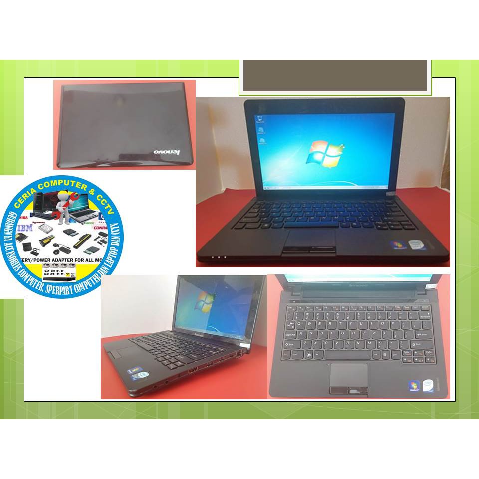 NETBOOK LENOVO RAM 2GB HDD 160GB 12 IN Netbook Lenovo S205 BAGUS MURAH PROMO