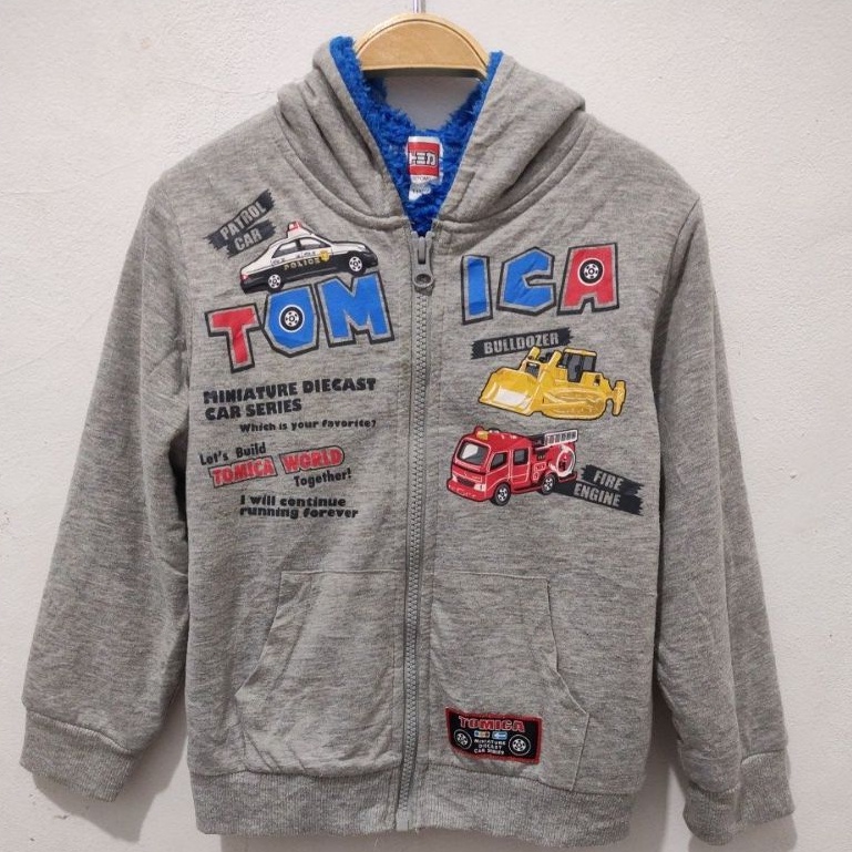 Jaket Tomica Anak brand Tomy (preloved)