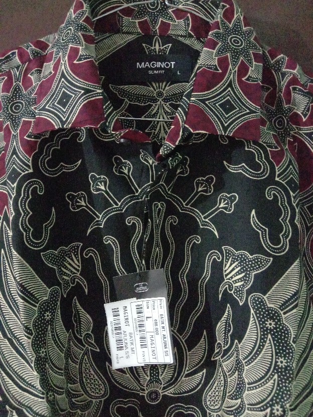 Maginot Kemeja Batik Pria Arjuna-ss Lengan Pendek