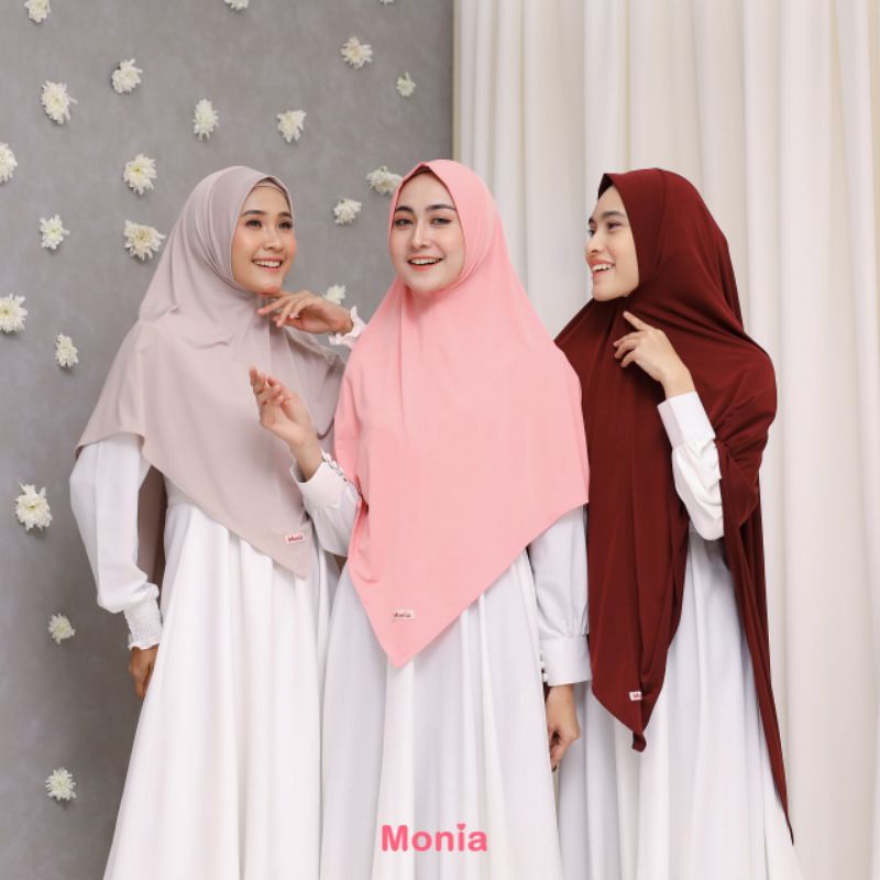 Naima Hijab by Monia Hijab Kids size MLXL | Hijab Syari Terbaru | Jilbab Syari