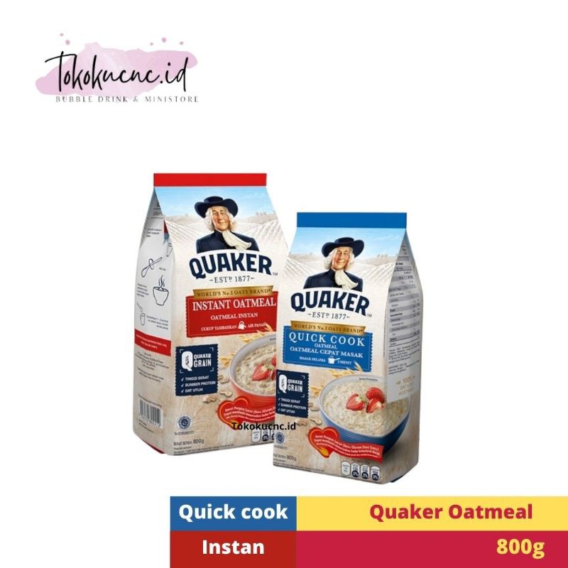 

Quaker Oatmeal Instant | Quick Cooking - Netto 800gr