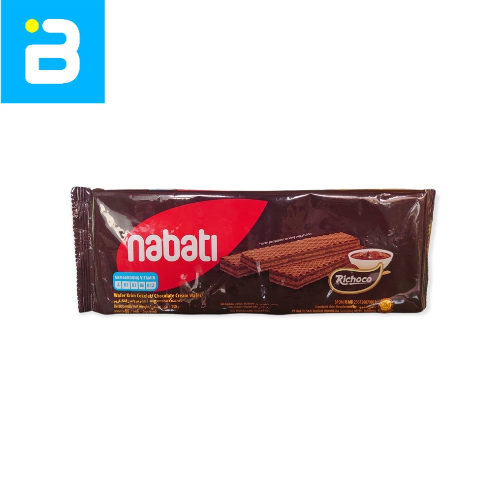 

Nabati Wafer Krim Cokelat Richoco 110 G