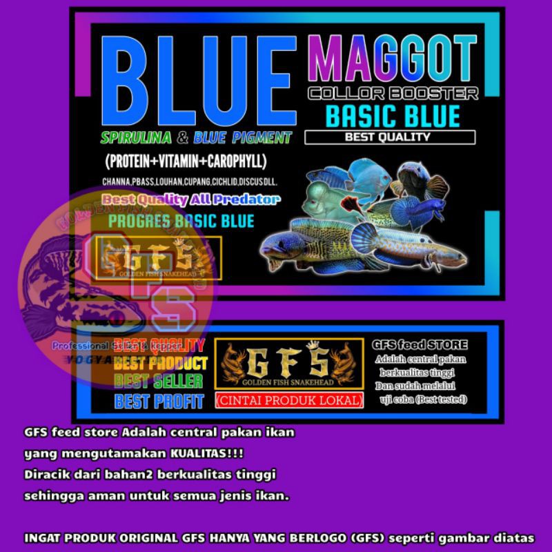 Blue Maggot Maggot GFS Maggot Blue Booster