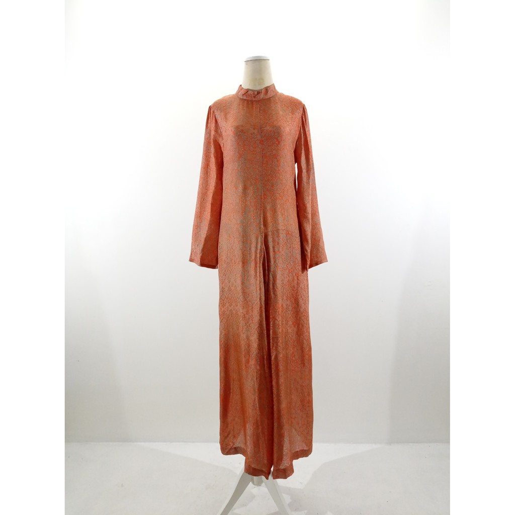 Dress batik viscose orange