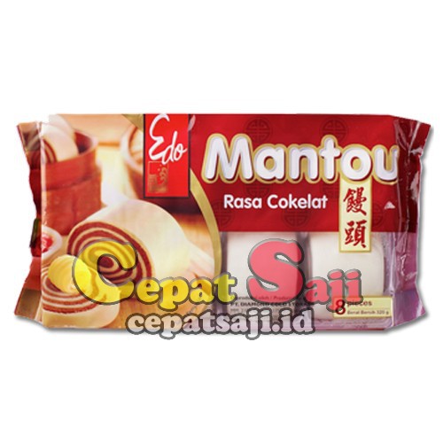 

Edo Mantou Chocolate / Roti Mantau Coklat 320 gr