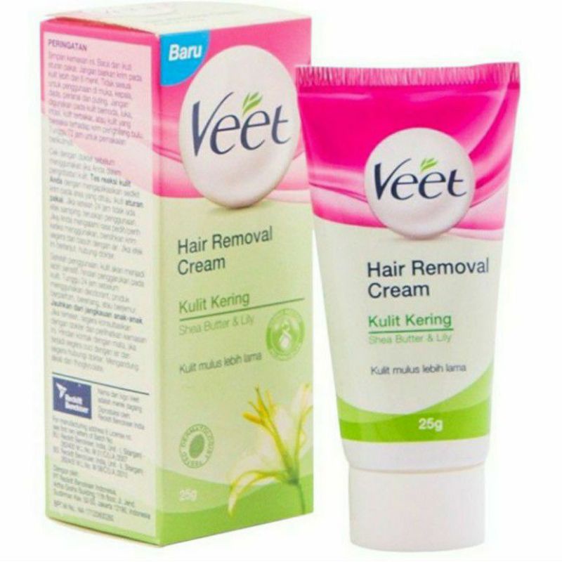 VEET HAIR REMOVAL CREAM ISI 25 GR &amp; 60 GR ORIGINAL 100%~ASLI