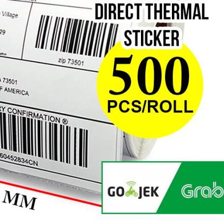 

♞ Kertas label Stiker 500 Sticker Thermal bare 100 X 150 ukuran A6 ☎