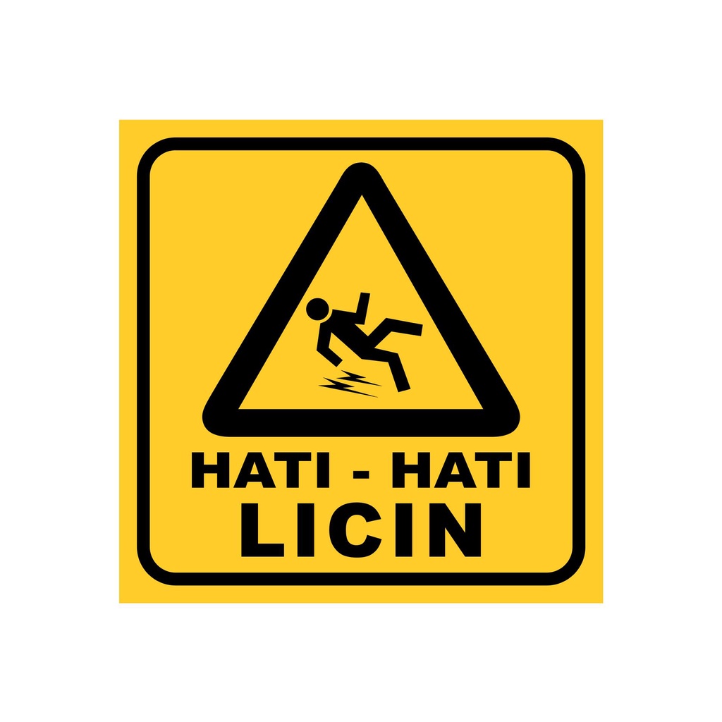 

SIGN STICKERVINYL K3 RAMBU SAFETY HATI-HATI LICIN UK 15X15CM