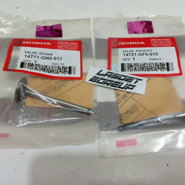 KLEP SET PAYUNG KLEP IN EX HONDA SUPRA X - FIT WIN 100 FIT NEW FIT X FITS S SUPRA DOUBLE X V XX AHM