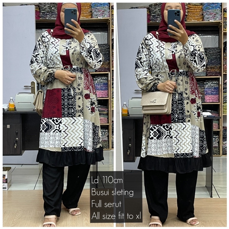 Daster Arab ZEERA SAVIRA Baju setelan rayon