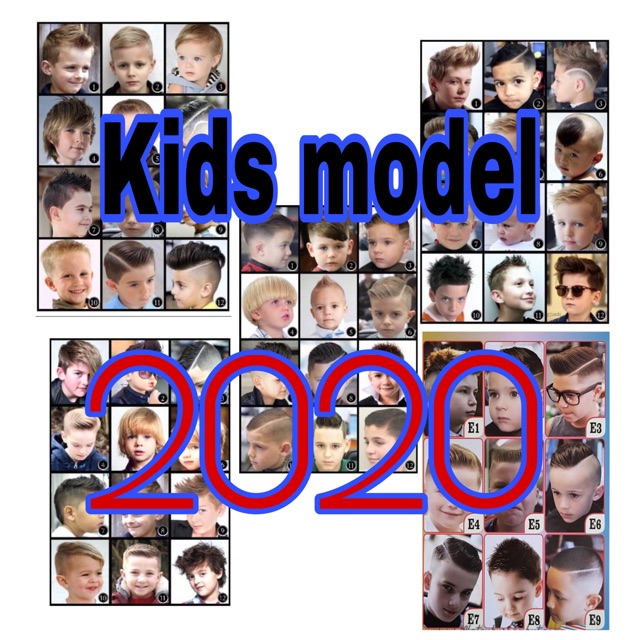 POSTER BARBERSHOP PANGKAS RAMBUT MODEL ANAK KECIL