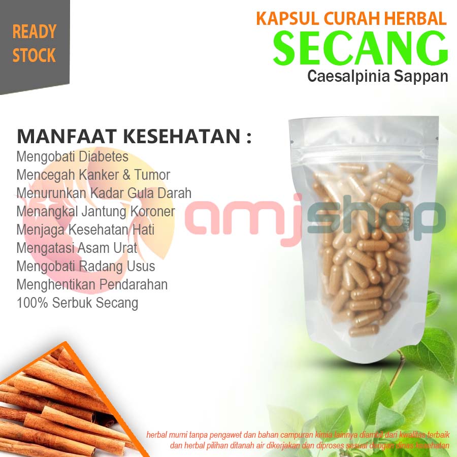 

KAPSUL CURAH HERBAL SECANG Kapsul Herbal Radang Usus Diabetes Vitamin C Sembelit Tumor