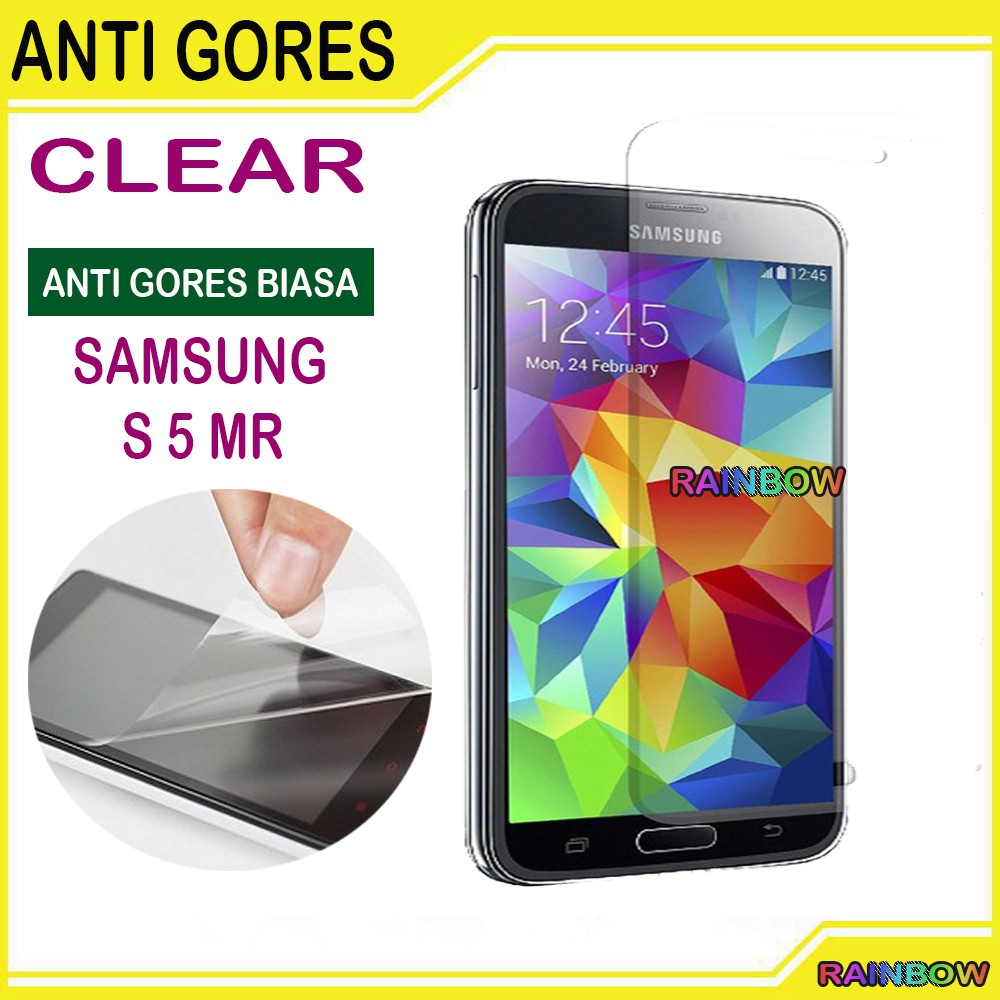 Anti Gores Samsung i9200 i9300 Note 4 S5 S5282 S5830 ACE S6810 7562 6310 Screenguard Pelindung Layar Gadget Antigores Screen Guard HP Screen Protector Clear Bening Handphone