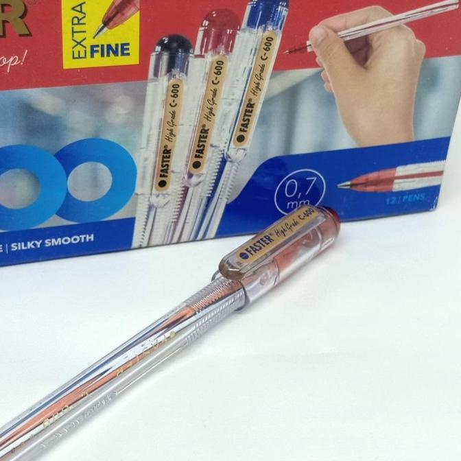 

Pulpen Faster C600 1 Box - Alat Tulis Kantor Pulpen Sekolah
