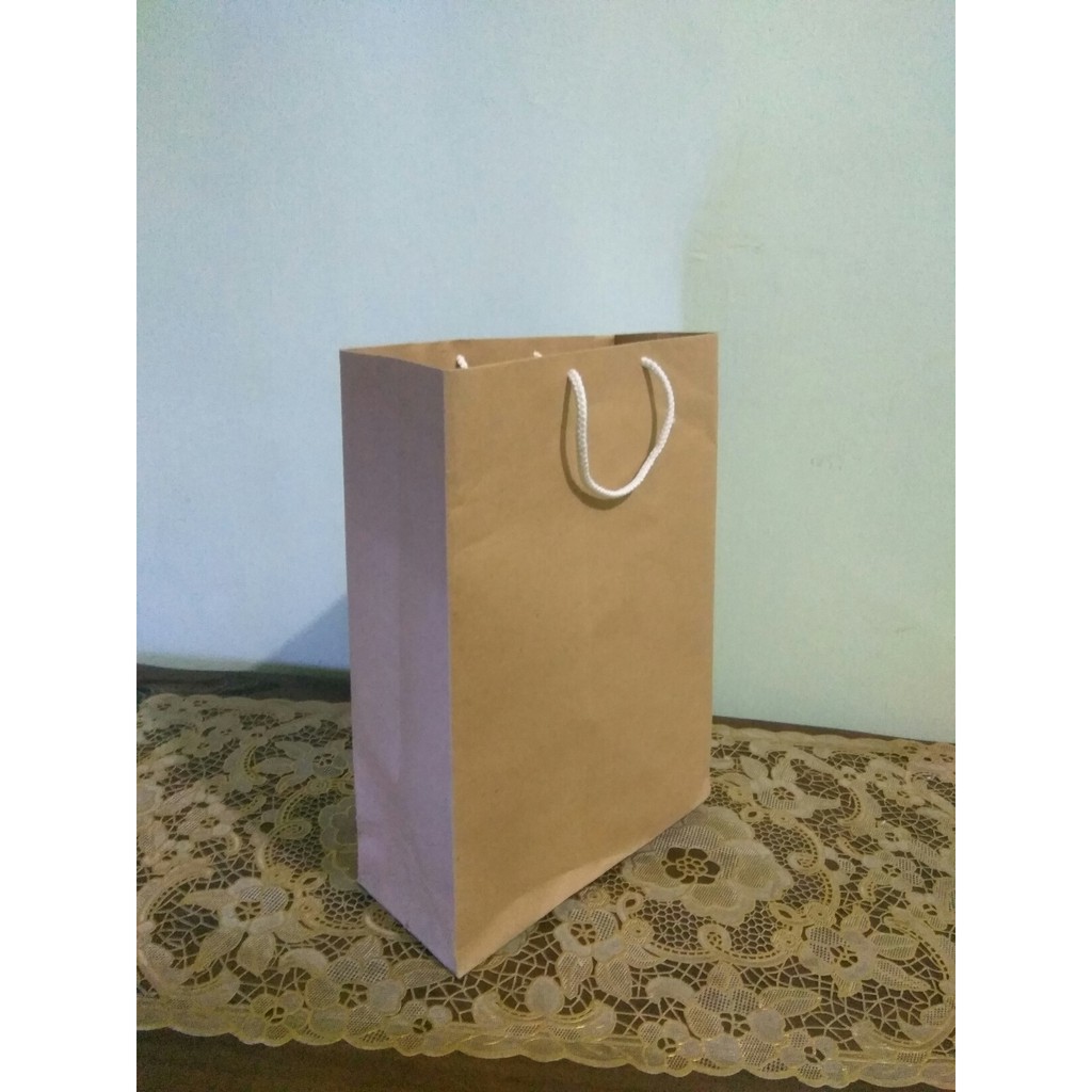 

paper bag (jumbo) polos 30x10x40 cm Tas kertas / papperbag / souvenir / hadiah / kado