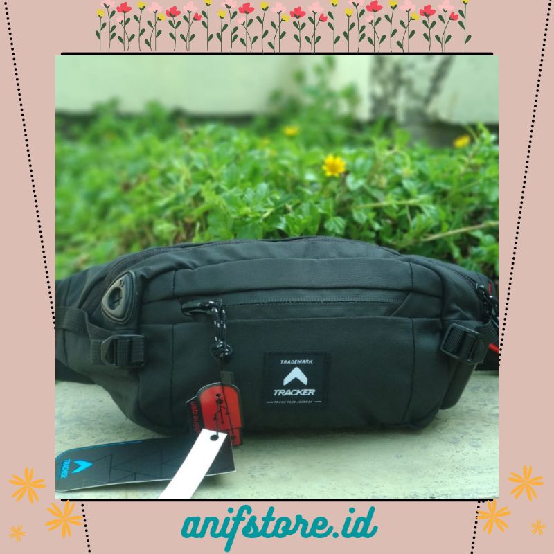 Tas pinggang pria waistbag pria tas selempang dada tracker original waterproof