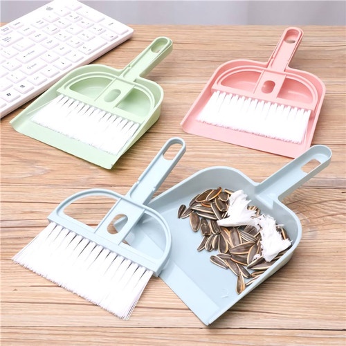 Sapu Pengi Set - Sapu Mini Dan Pengki Mini 2in1 / Dustpan Sapu Mini Mobil / Sapu Serbaguna Duspan