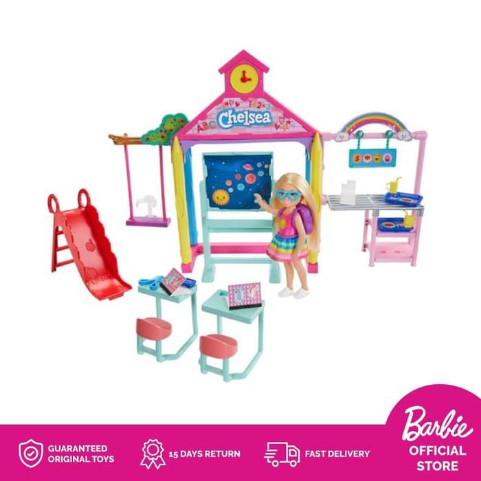Barbie Club Chelsea School Playset - Mainan Aksesoris Boneka Anak Berkualitas