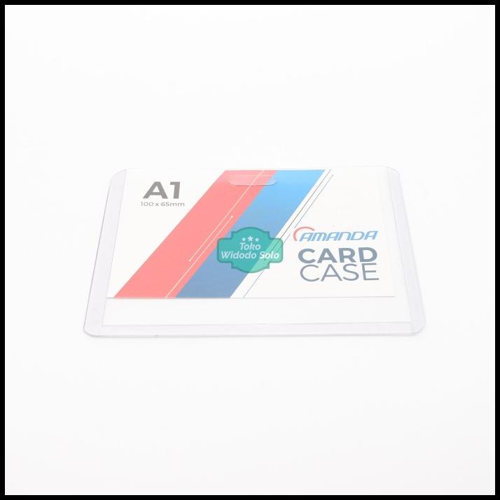 

Plastik Id Card Case Haoxiang A1 Name Card Name Tag Landscape Isi 20