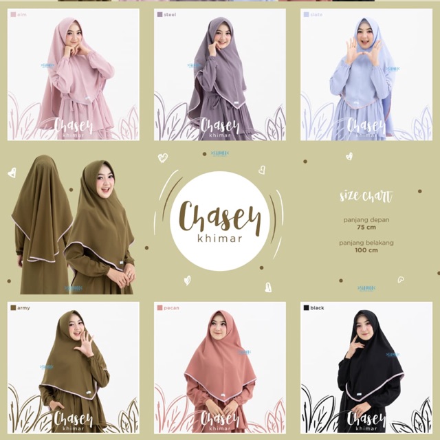 Chasey hijab by silmee