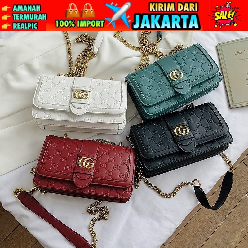 TI 3023 -  TAS SELEMPANG WANITA IMPORT MURAH GROSIR TAS WANITA BRANDED TASBATAMRZ - A