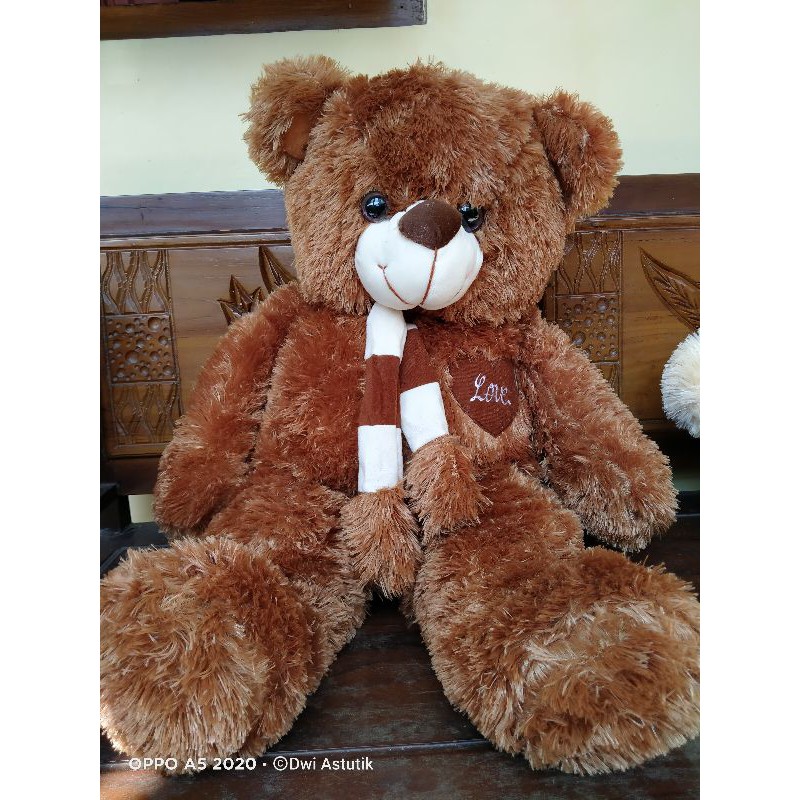 BONEKA BEAR SMILE LOVE 80 CM / BONEKA TEDDY BEAR TERMURAH TERLARIS / BONEKA JUMBO MURAH