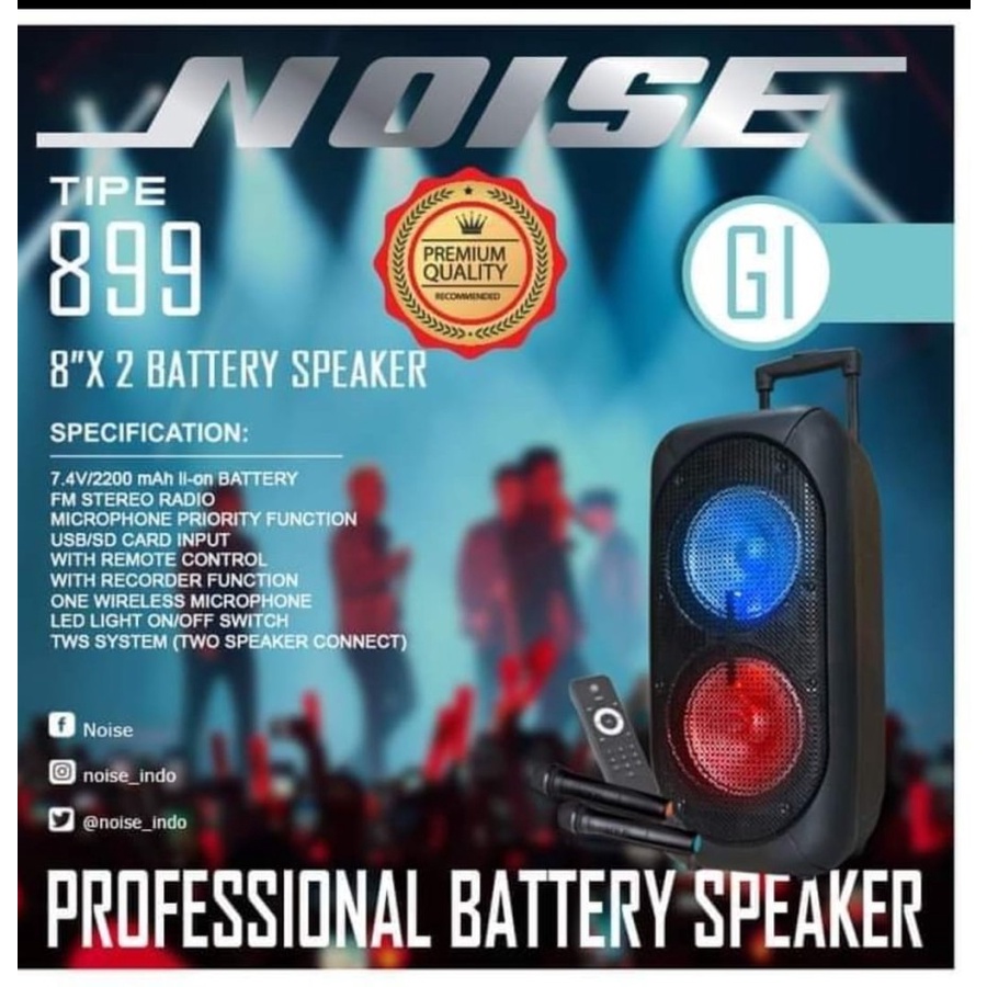 SPEAKER NOISE 899 GI / 899GI Battery 10x2